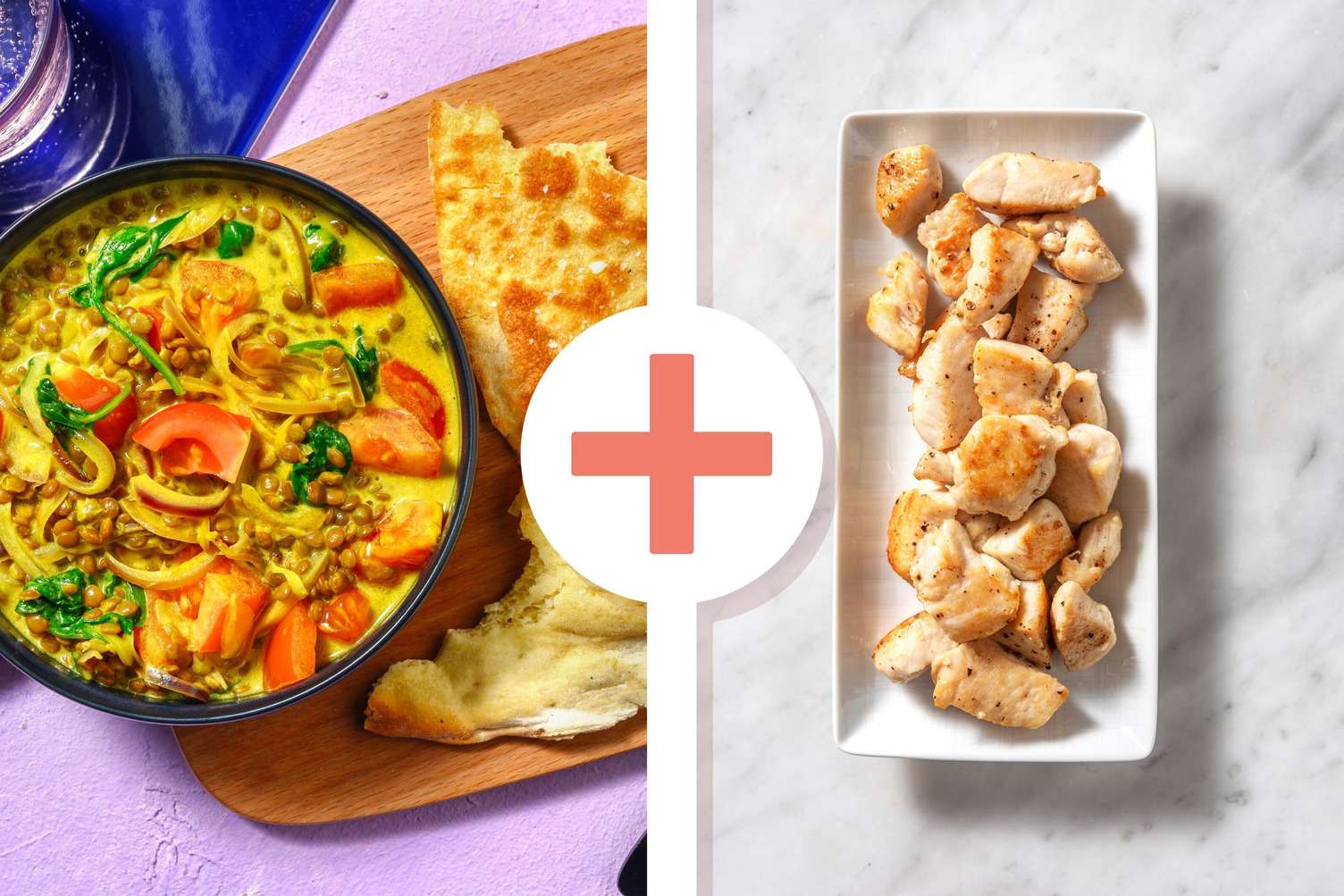 Coconut and Chicken Breast Lentil Soup