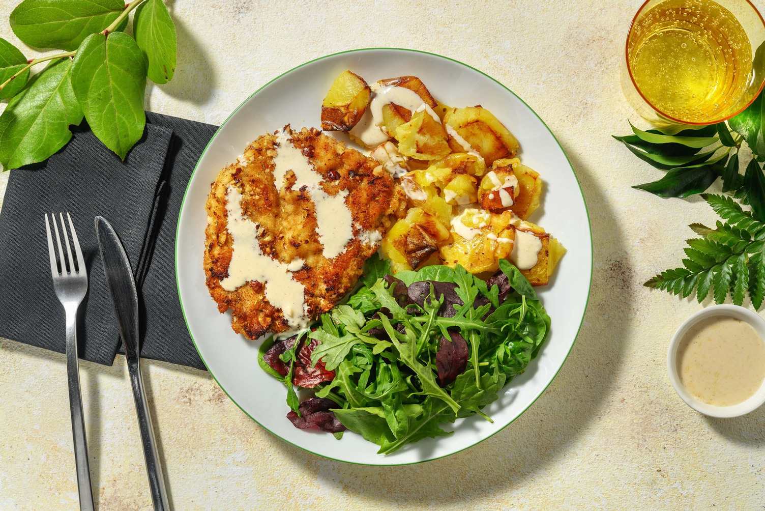 Christmas Chicken Schnitzel