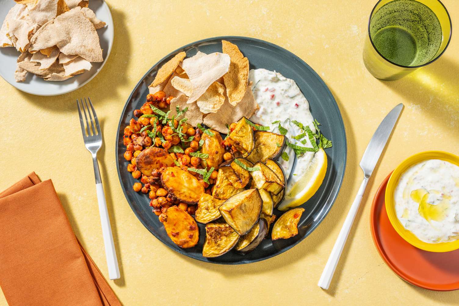 Aubergine Fatteh