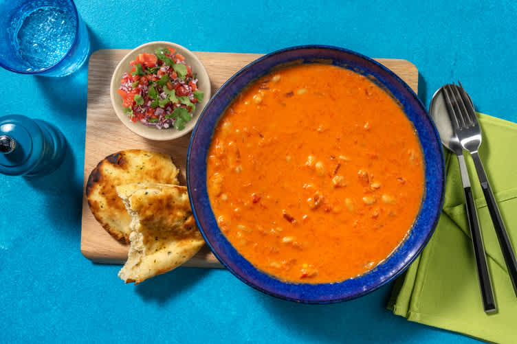 Pea and Cannellini Bean Curry