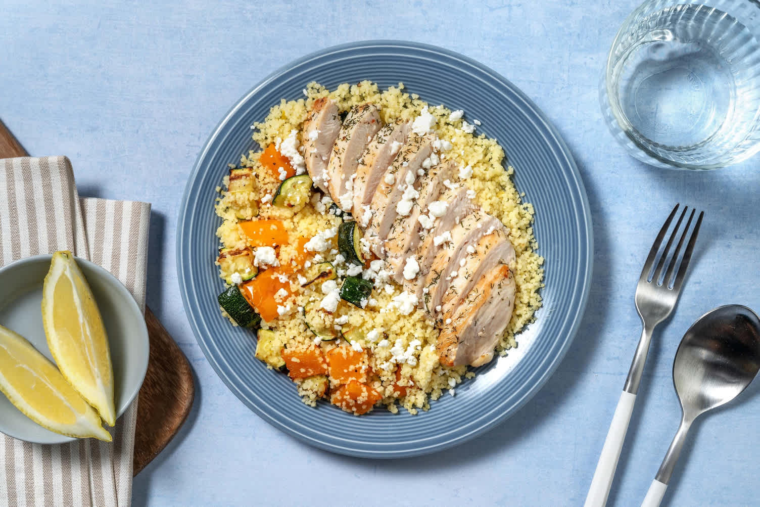 Haut de cuisse de poulet au citron à la grecque