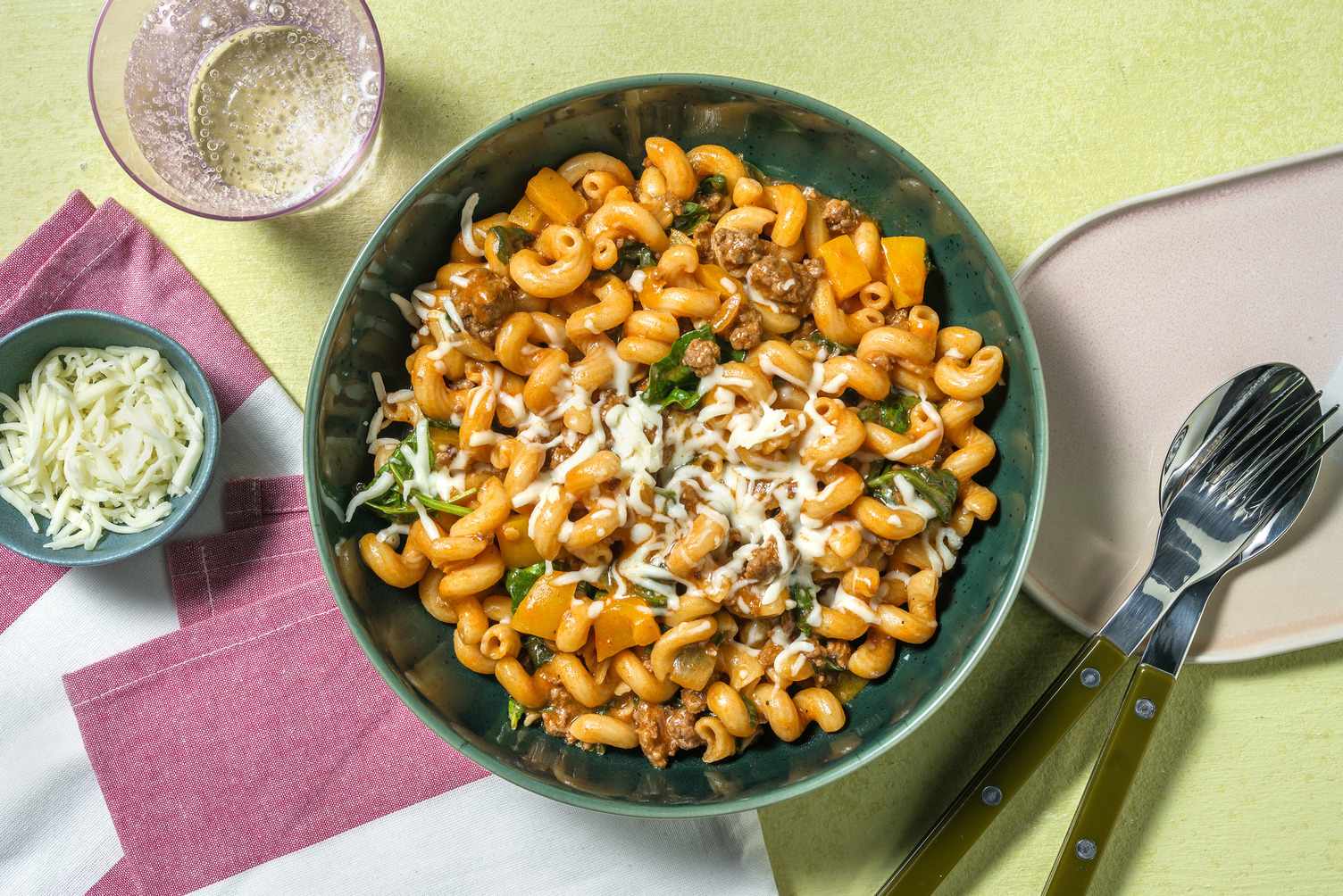 Casserole de bœuf et de cavatappis à la sud-ouest