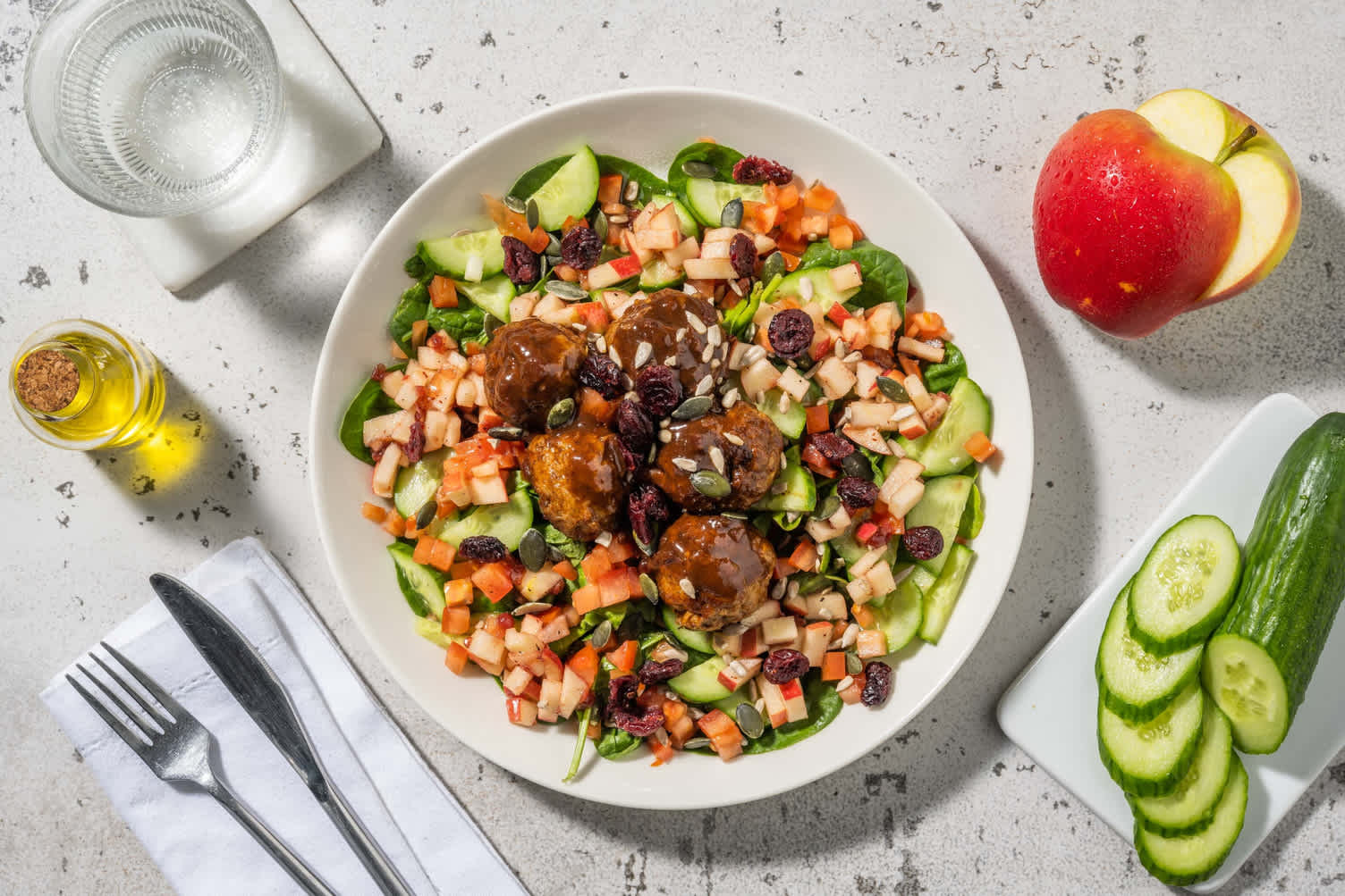 Smart Sweet and Smoky Glazed Beef Meatballs