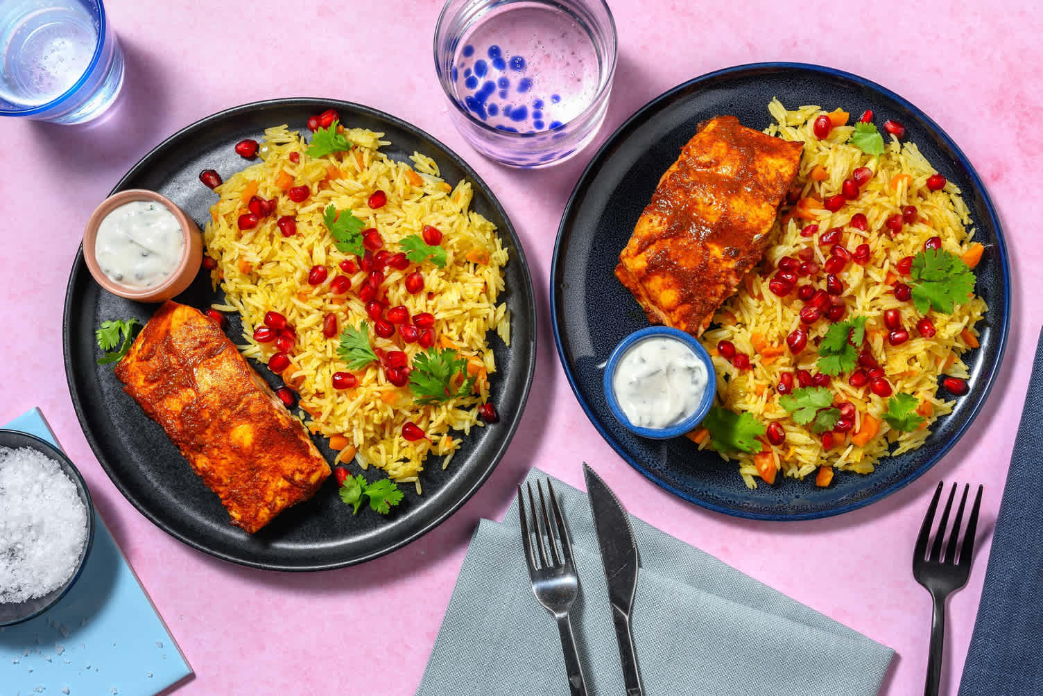 Tikka masala-krydret ørret