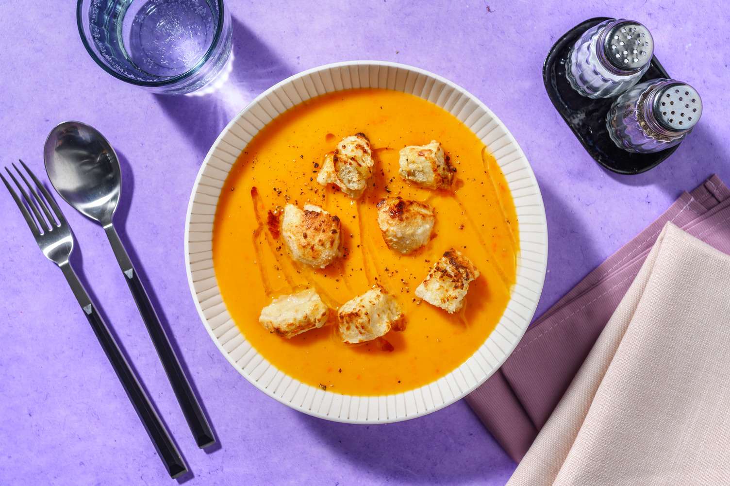 Gazpacho de invierno de calabaza