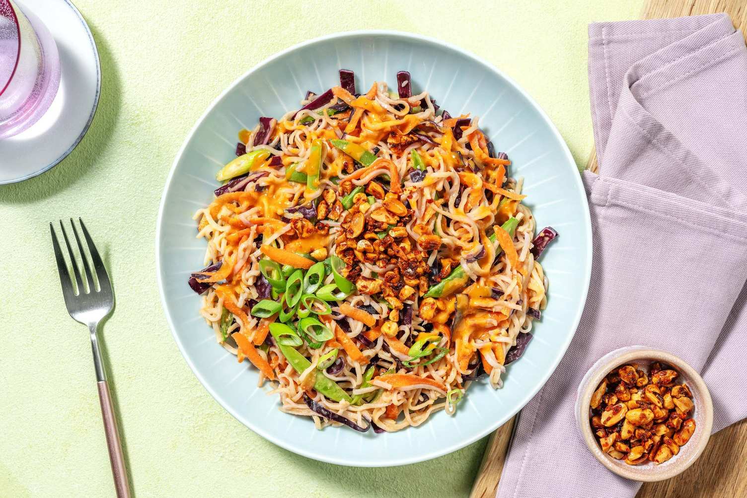 Thailandsk nuddelsalat