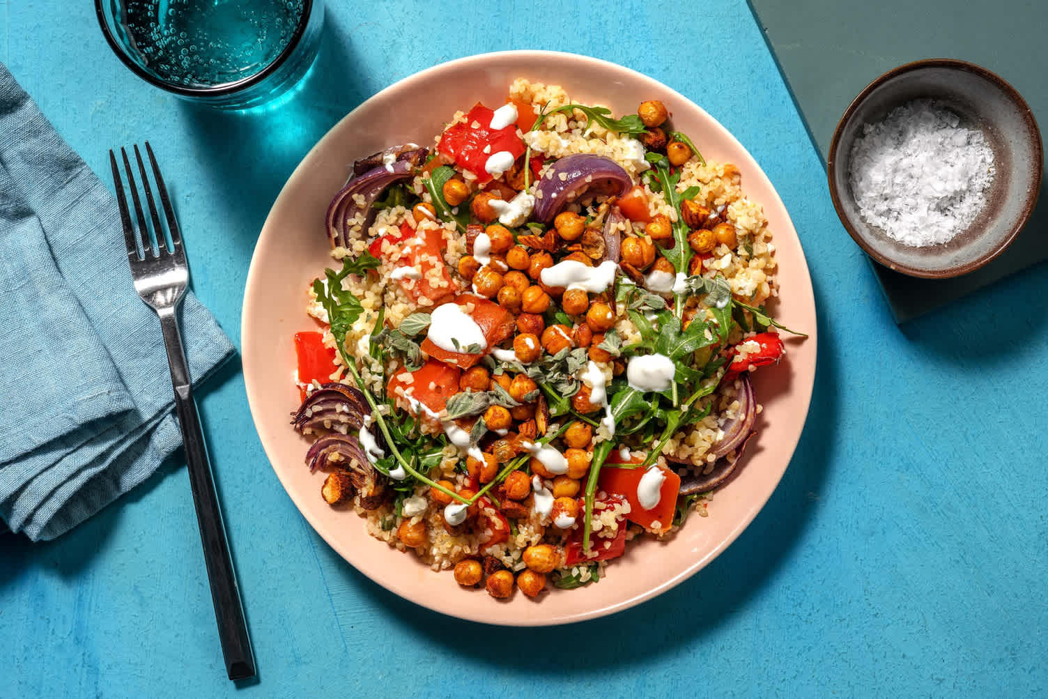 Spansk kikertsalat