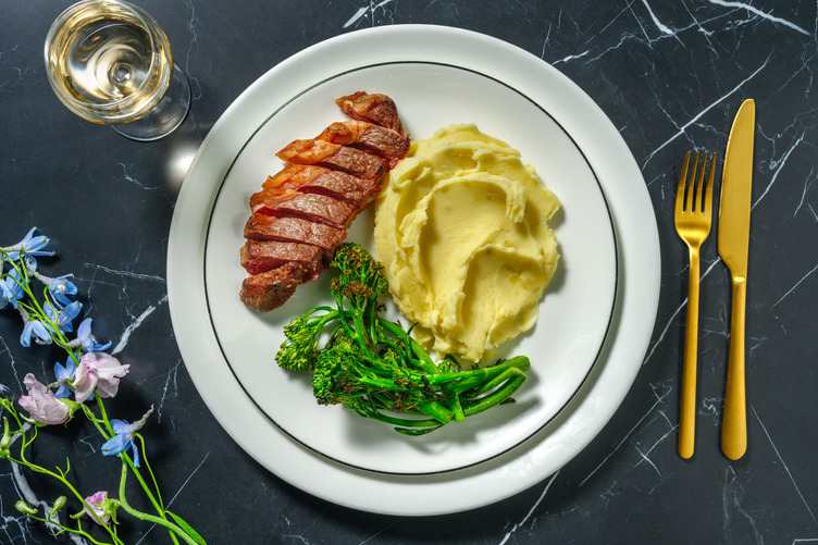 Irish Sirloin Steak Truffled Mash