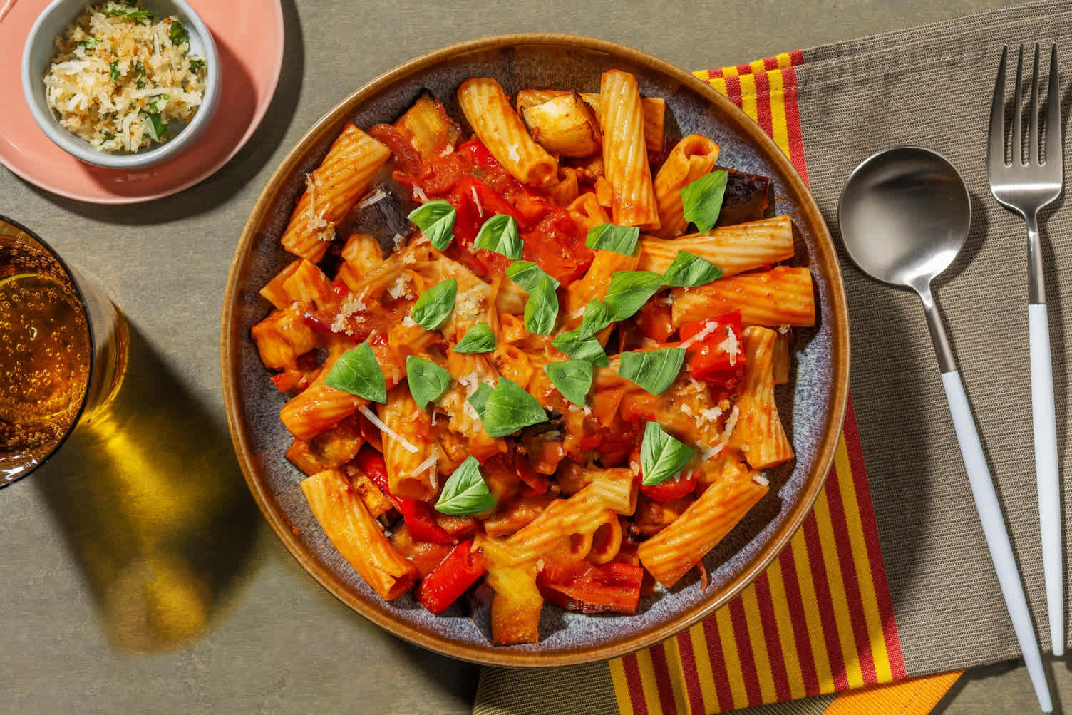 Vegetarisk Middelhavspasta