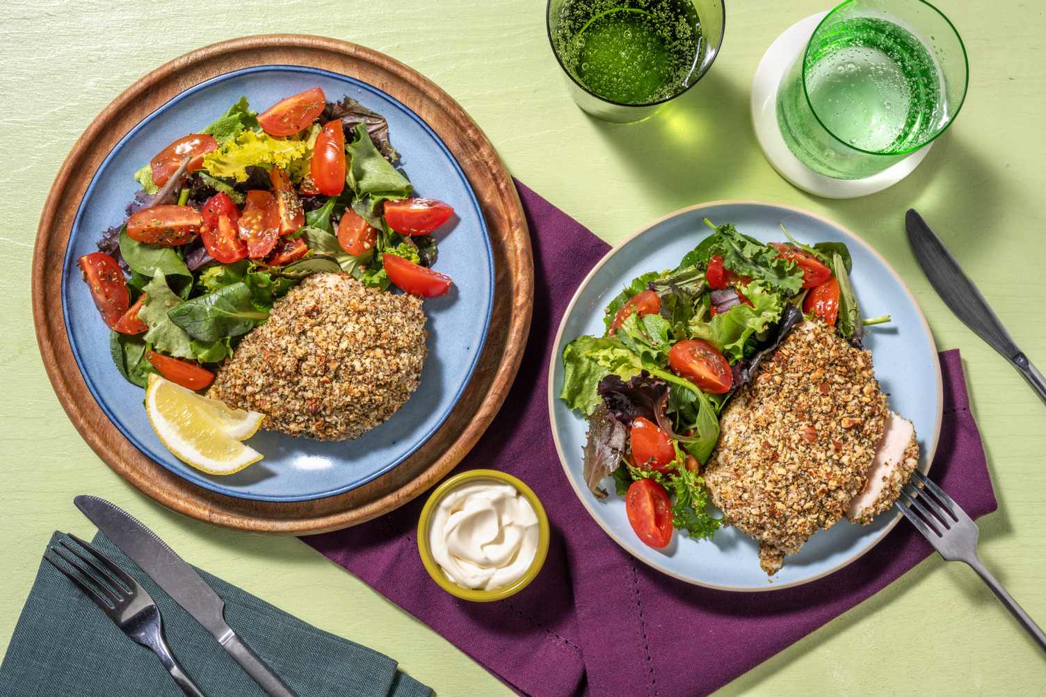 Petto di pollo croccante alle mandorle