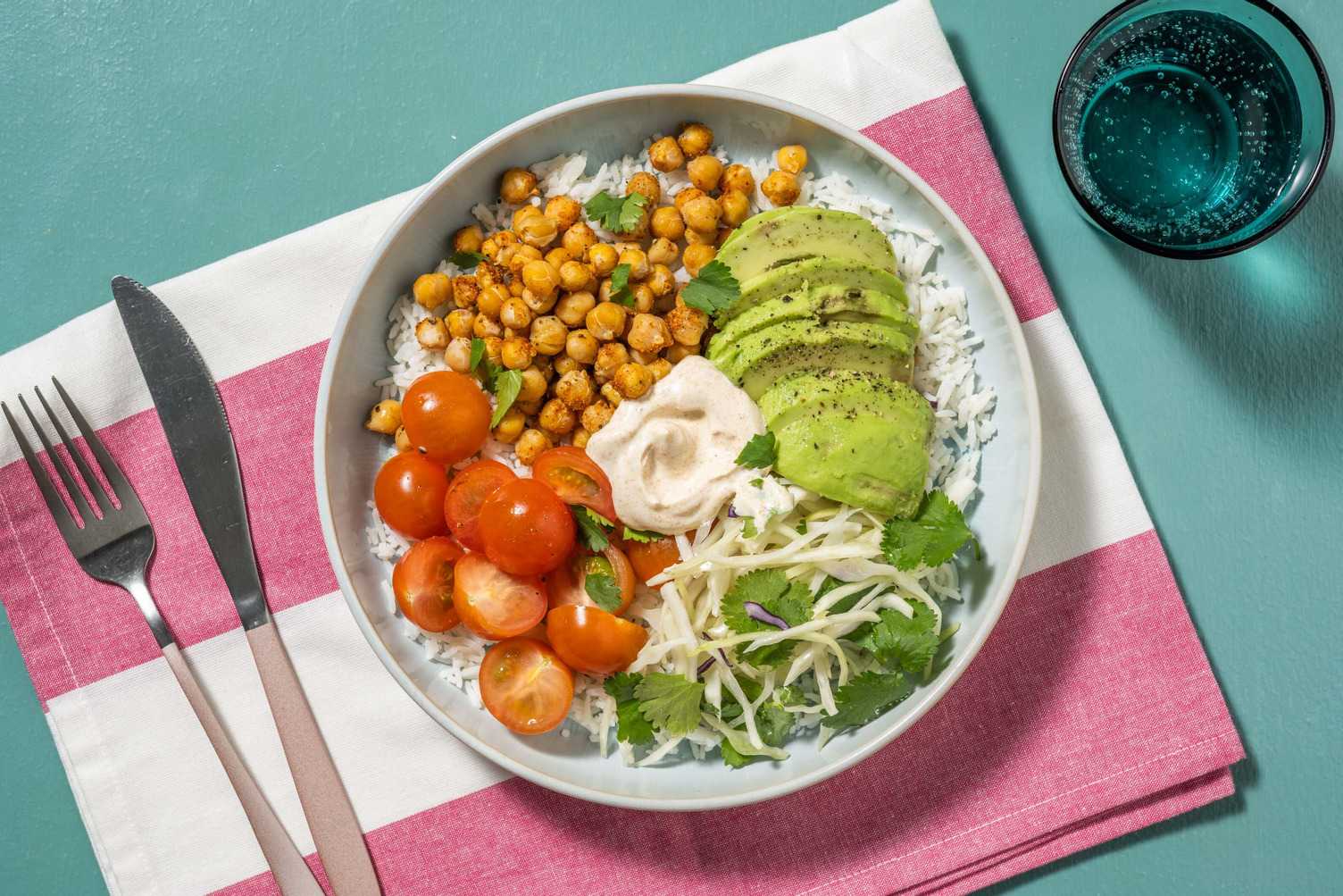 Meksikansk cannellinibønnebowl