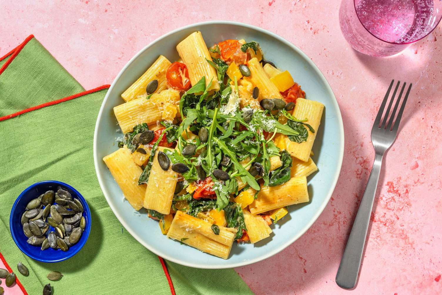 Krämig vegetarisk pasta