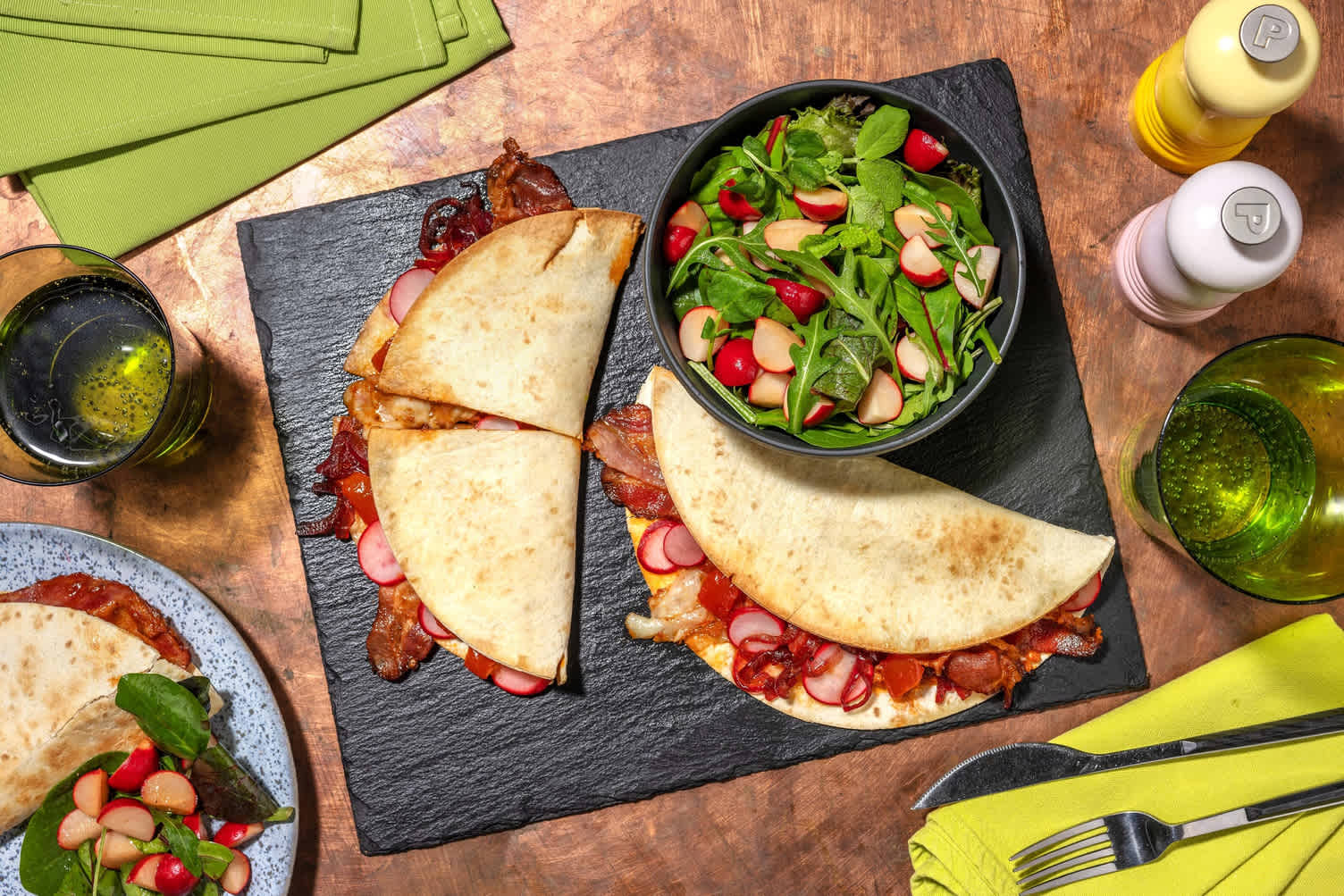 Tortilla grillée façon taloa basque