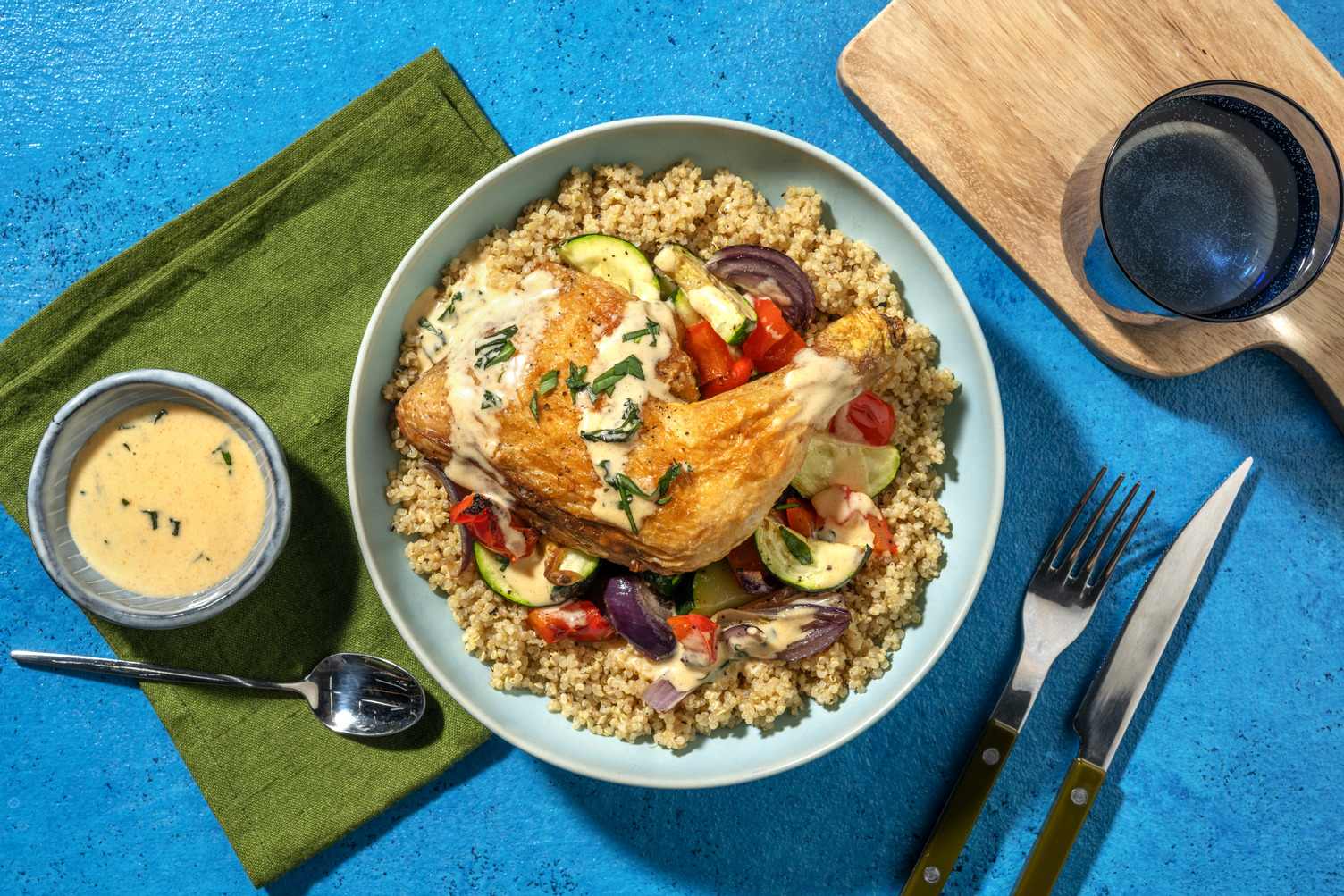 Poulet & légumes rôtis à la méditerranéenne