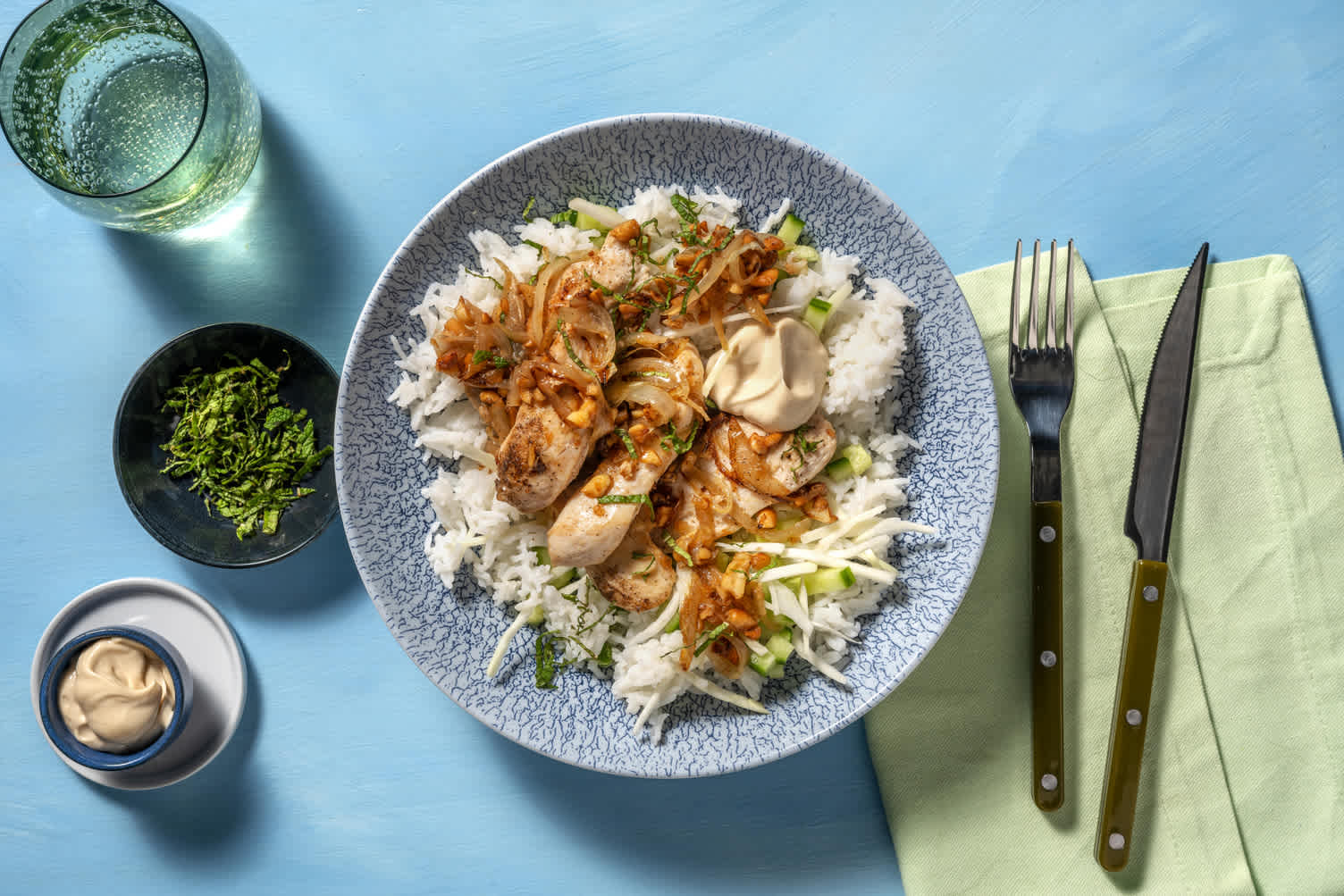 Crunchy kyllingesalat 