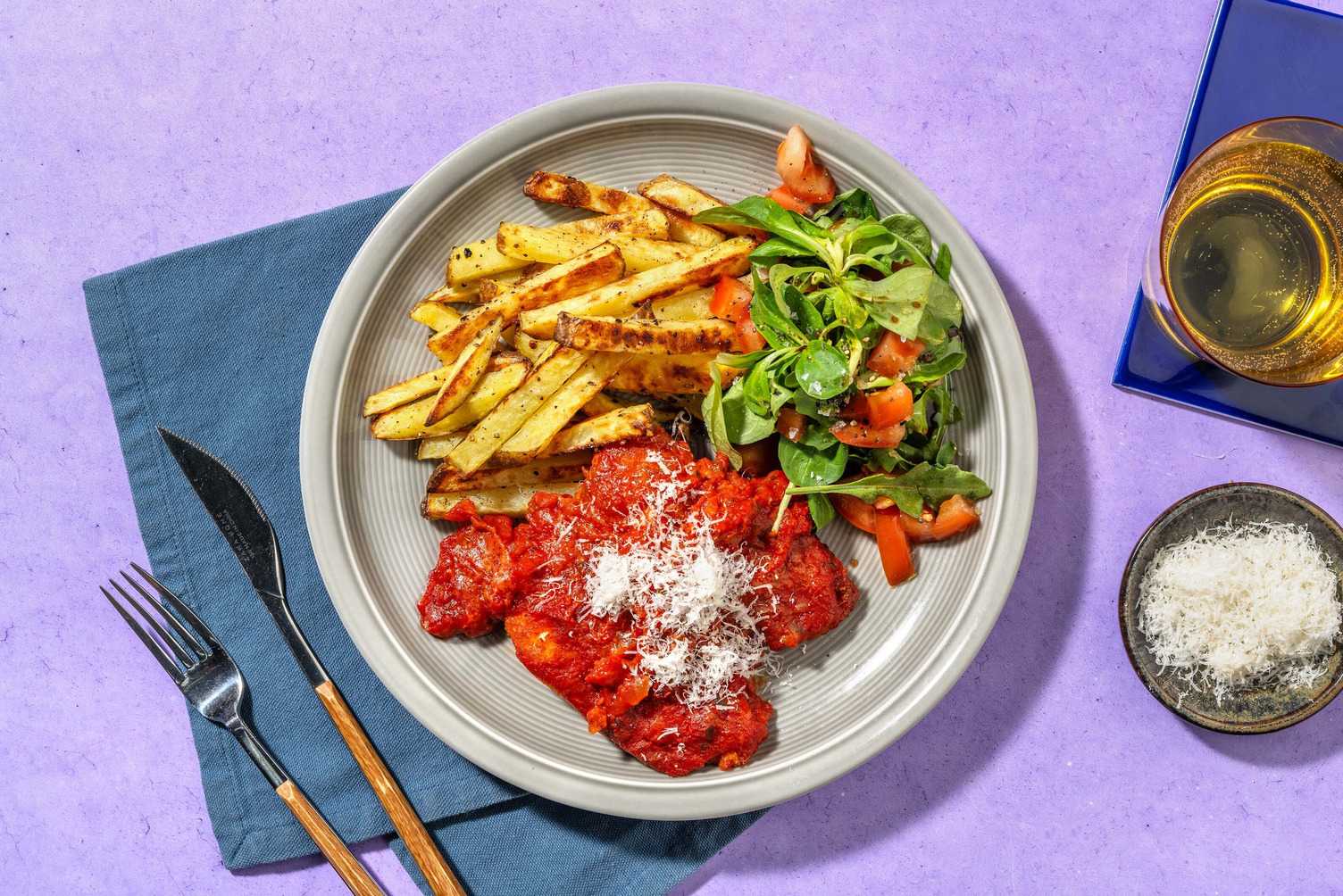 Poulet alla parmigiana
