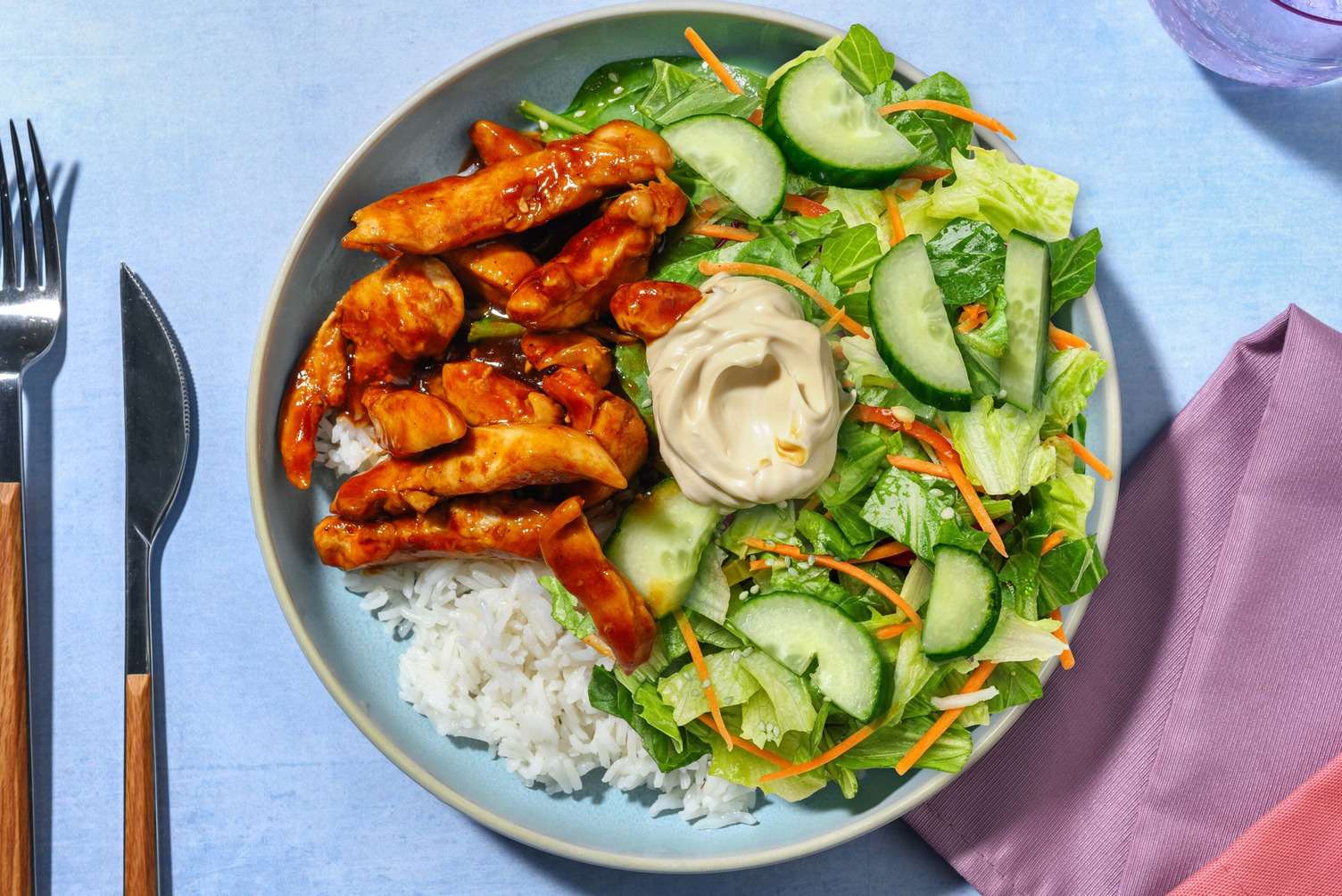 Snabb japansk kycklingteriyaki