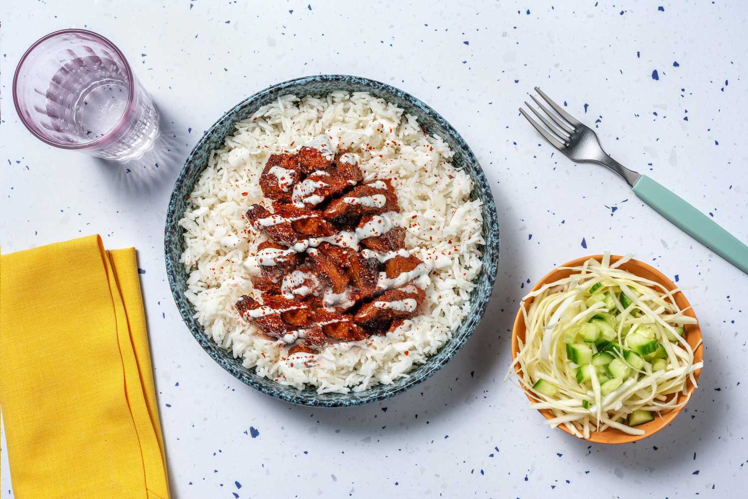 Koreansk BBQ-inspirerte pulled beans