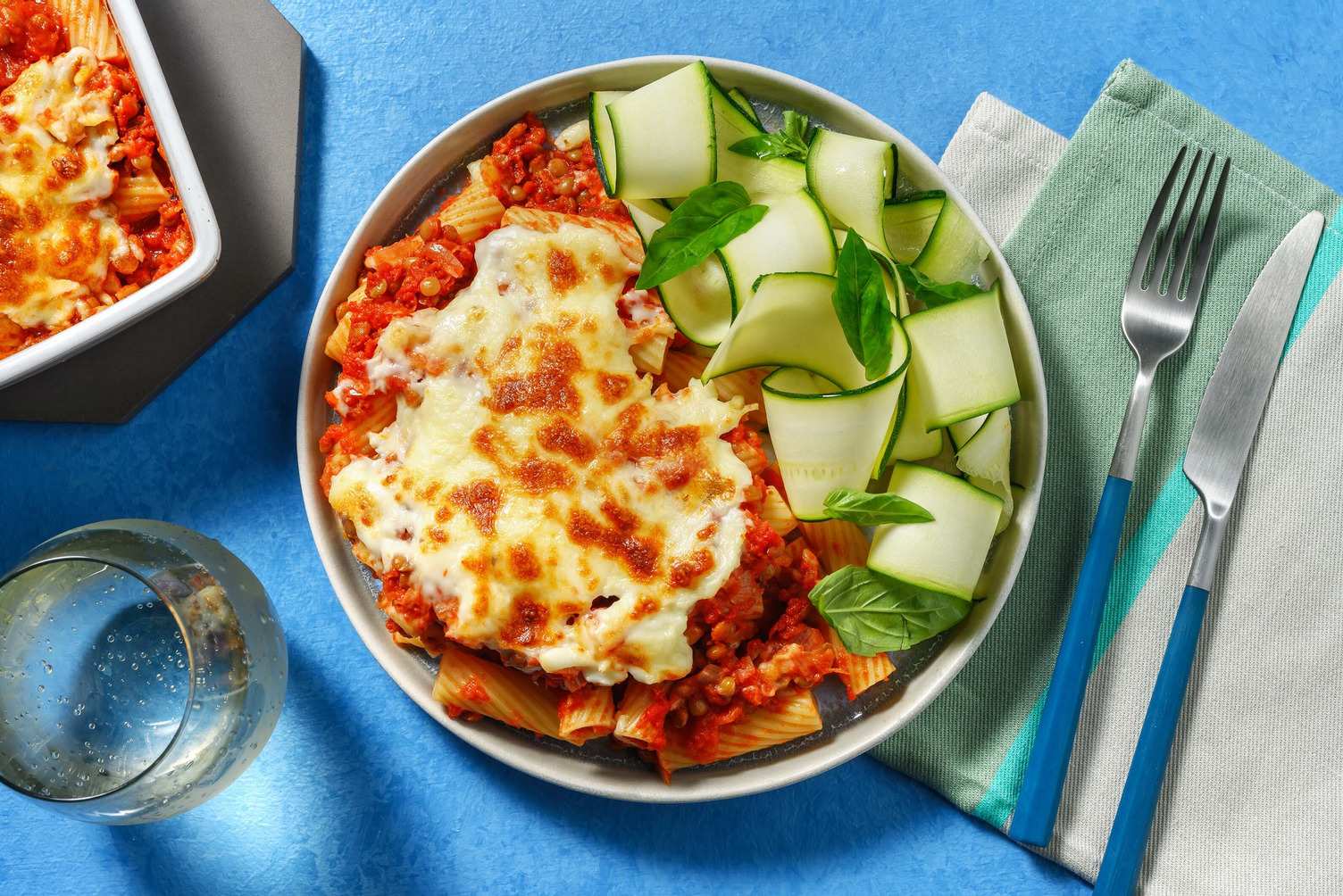 Vegetarisk pastagratäng
