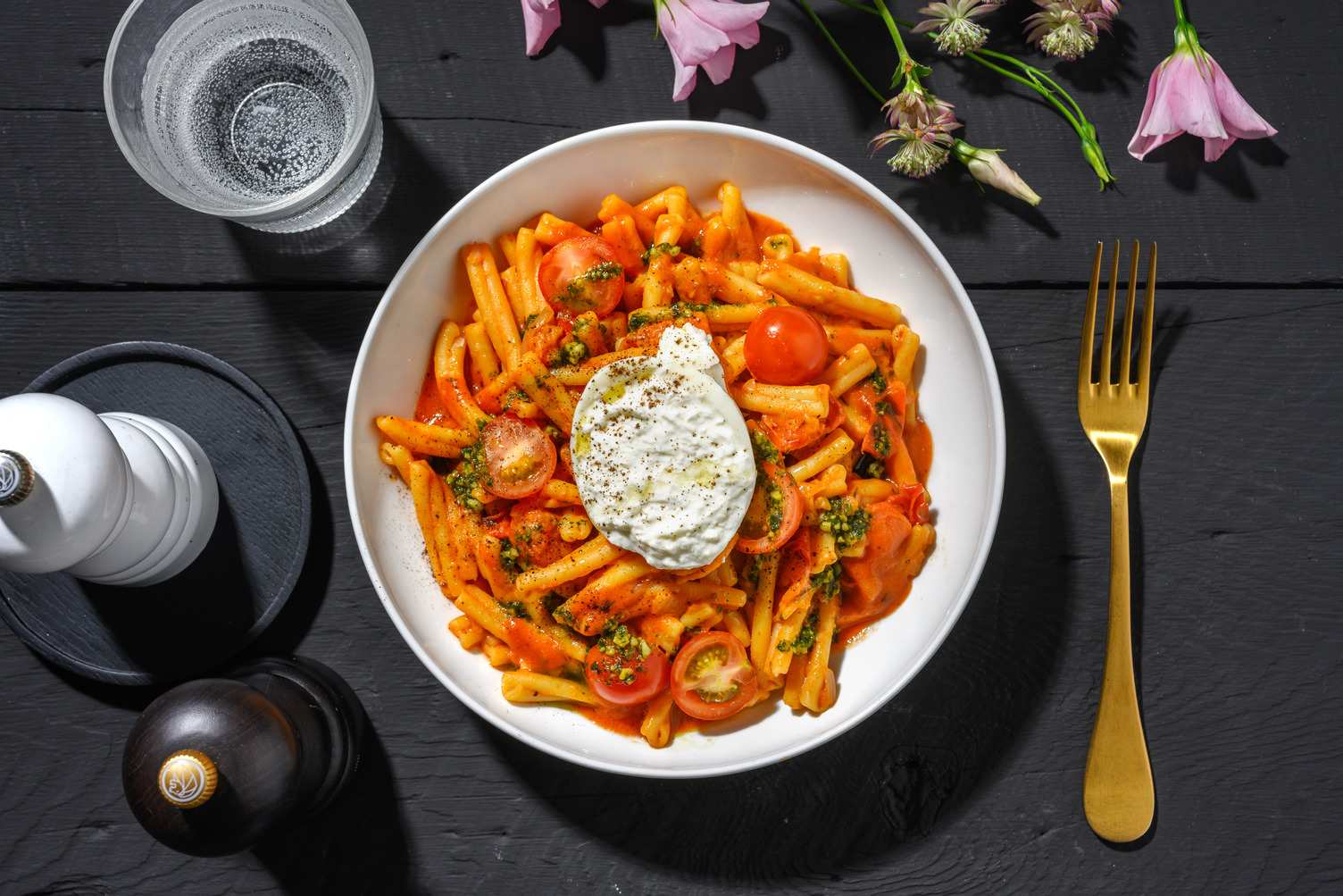 Casarecce al pomodoro & burrata