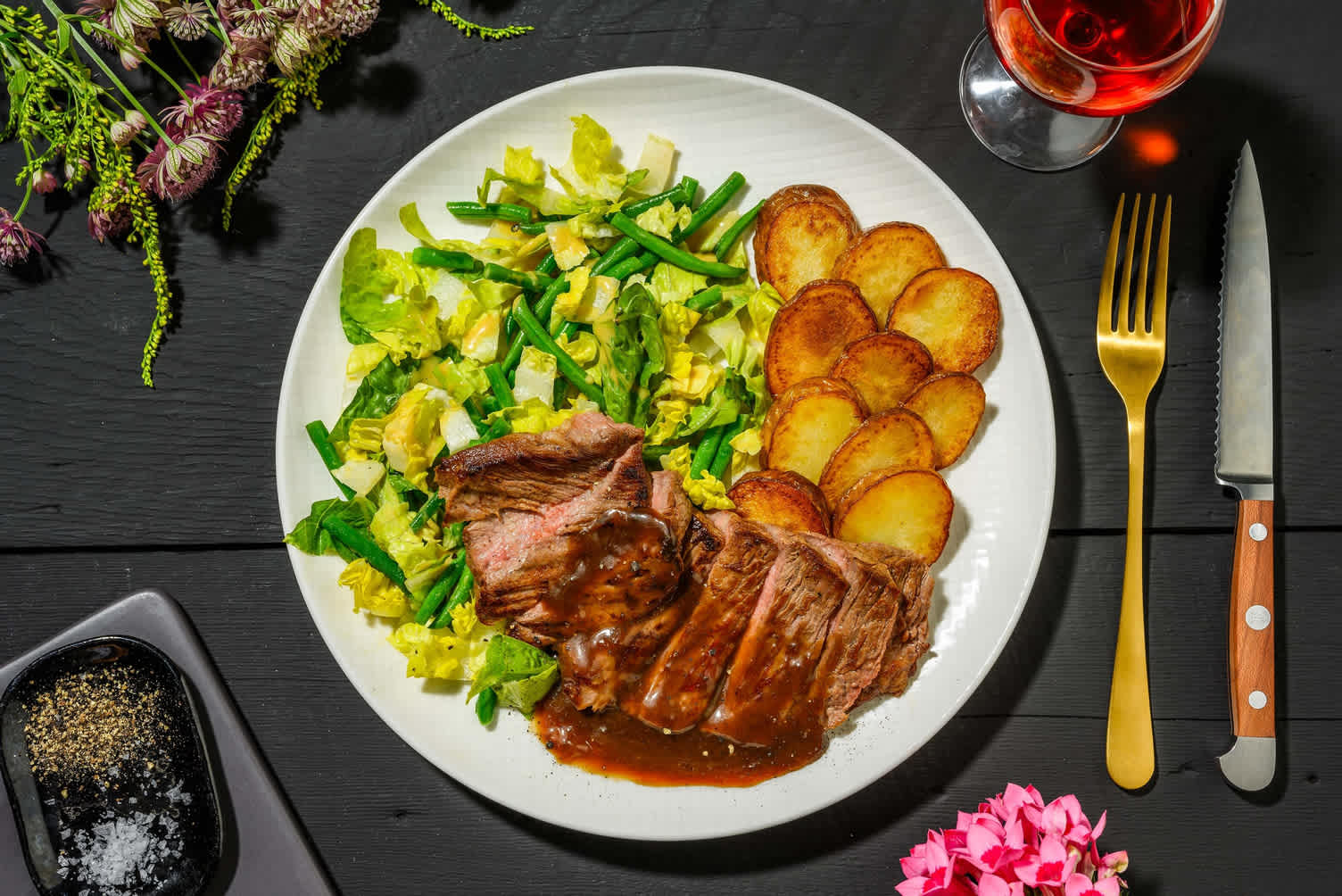 Steak au poivre