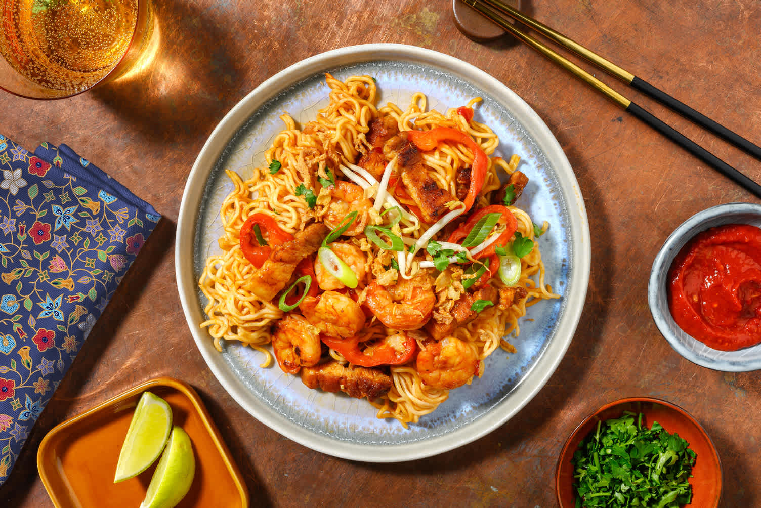 Hokkien Mee noedels op z'n Singaporees