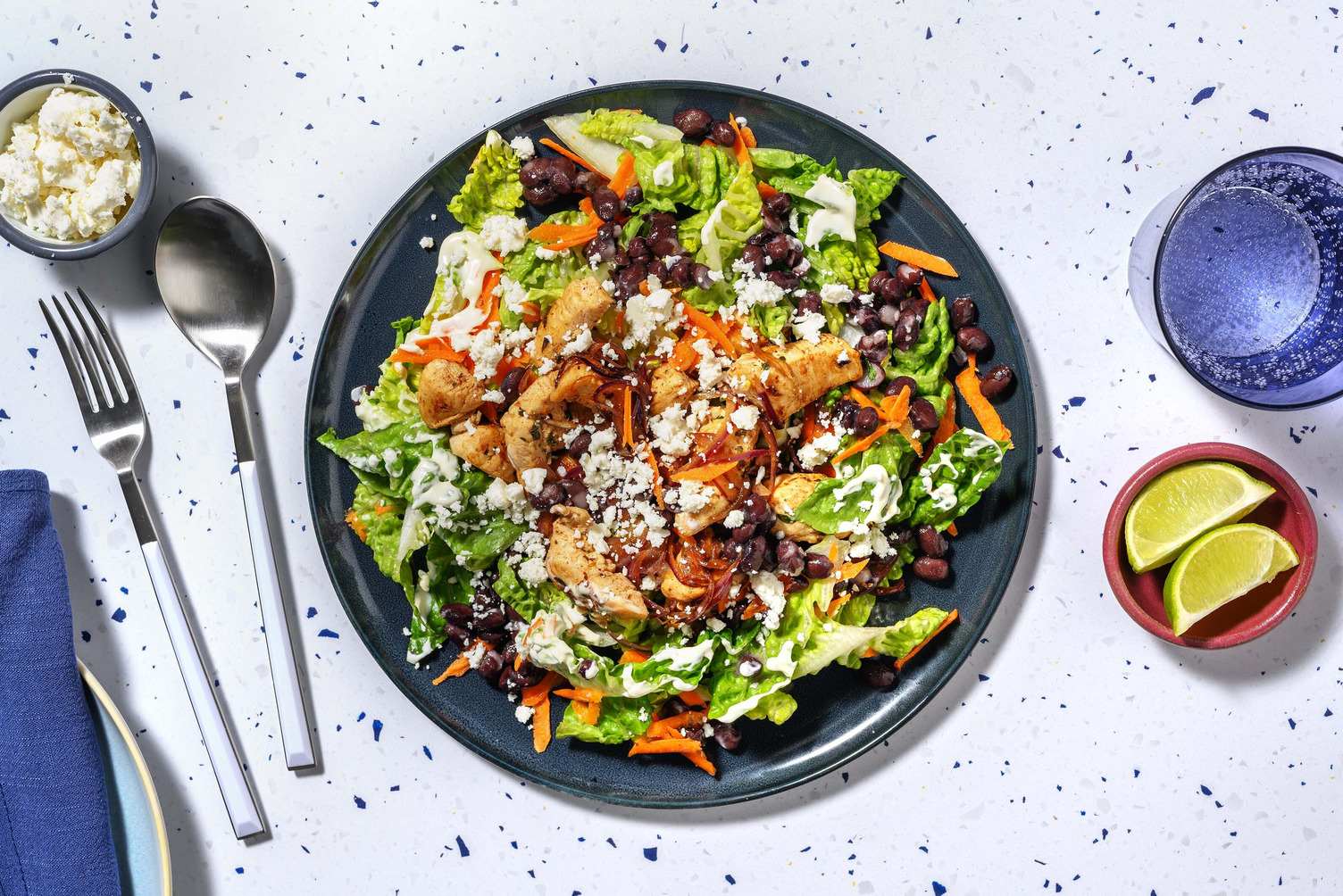 Cajun Chicken Salad mit Hirtenkäse
