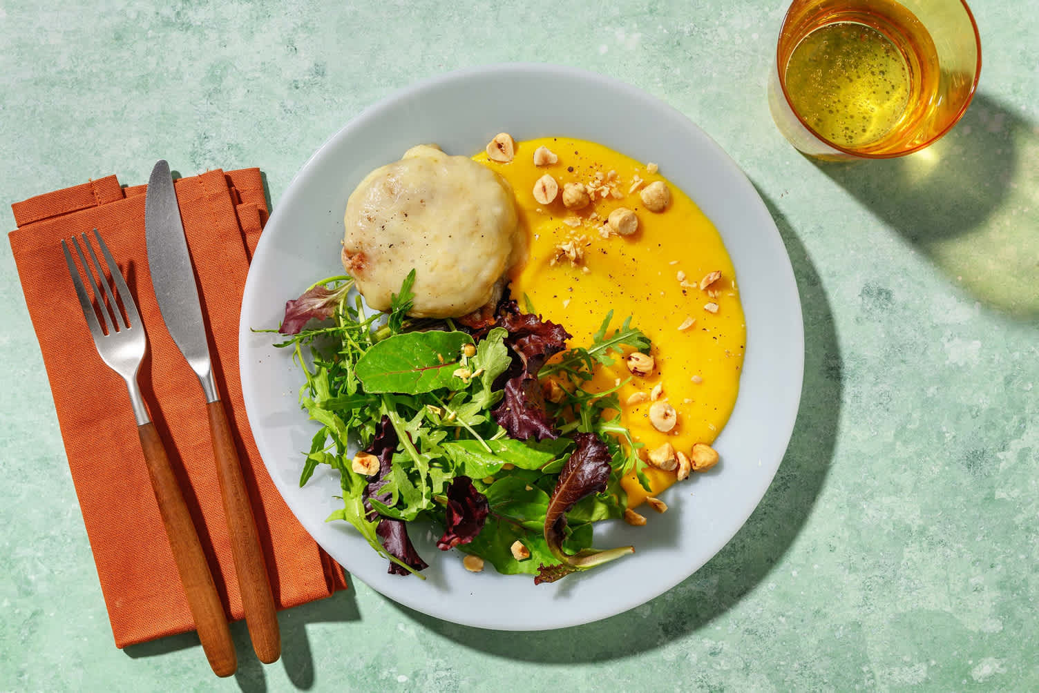Burger di tacchino fondente al cheddar