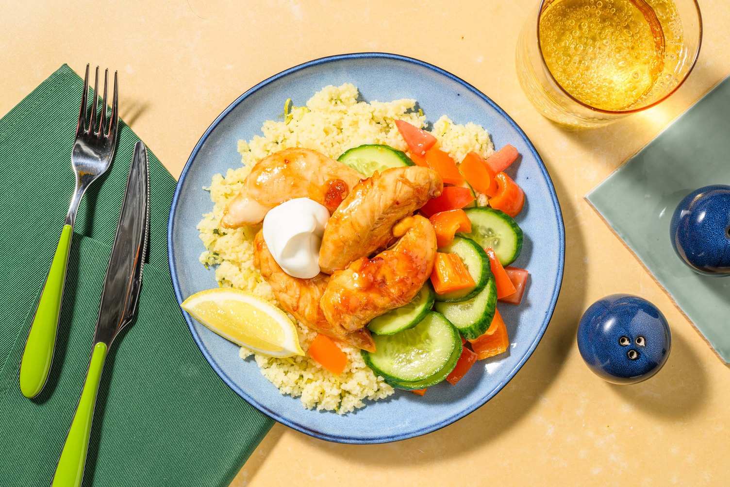 Poitrines de poulet aux abricots à la marocaine