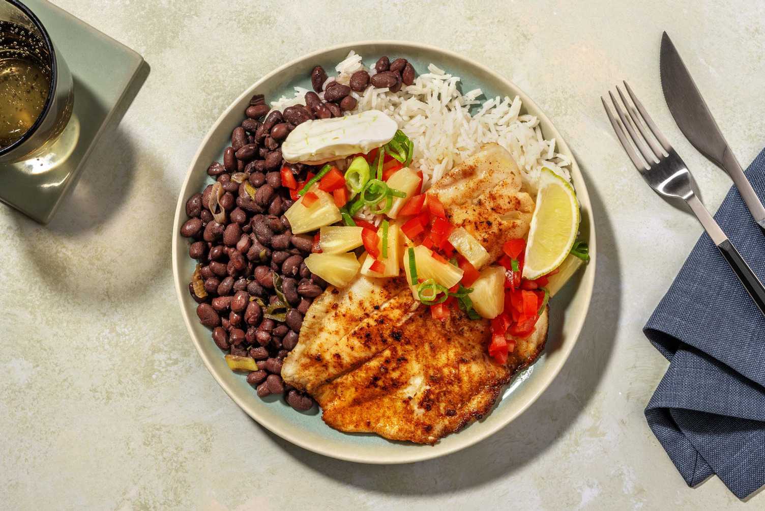 'Blackened' Tilapia