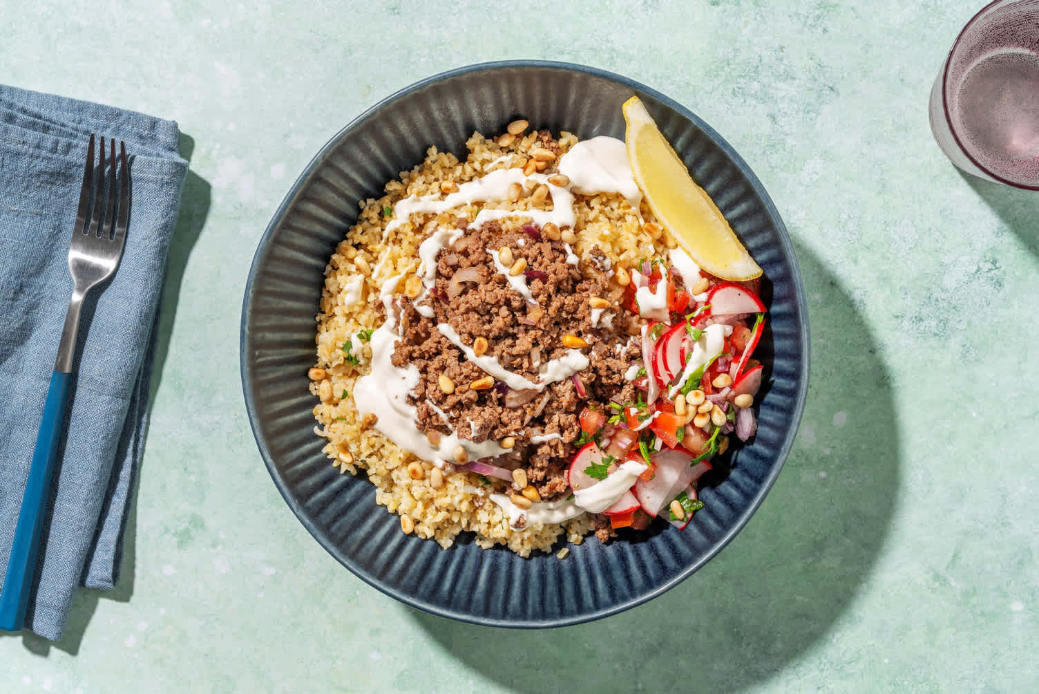 Bols de bœuf façon kibbeh
