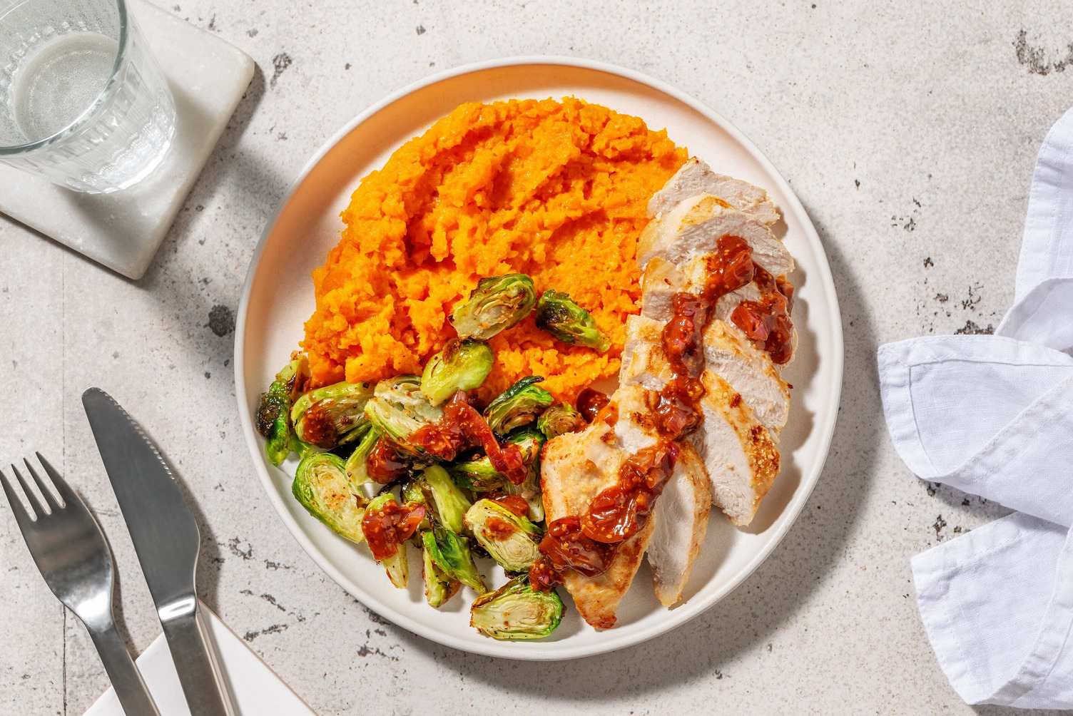 Poulet fumé à la moutarde