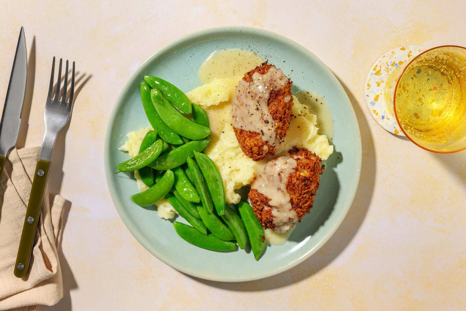 Croquettes de Beyond Meat® aux échalotes frites