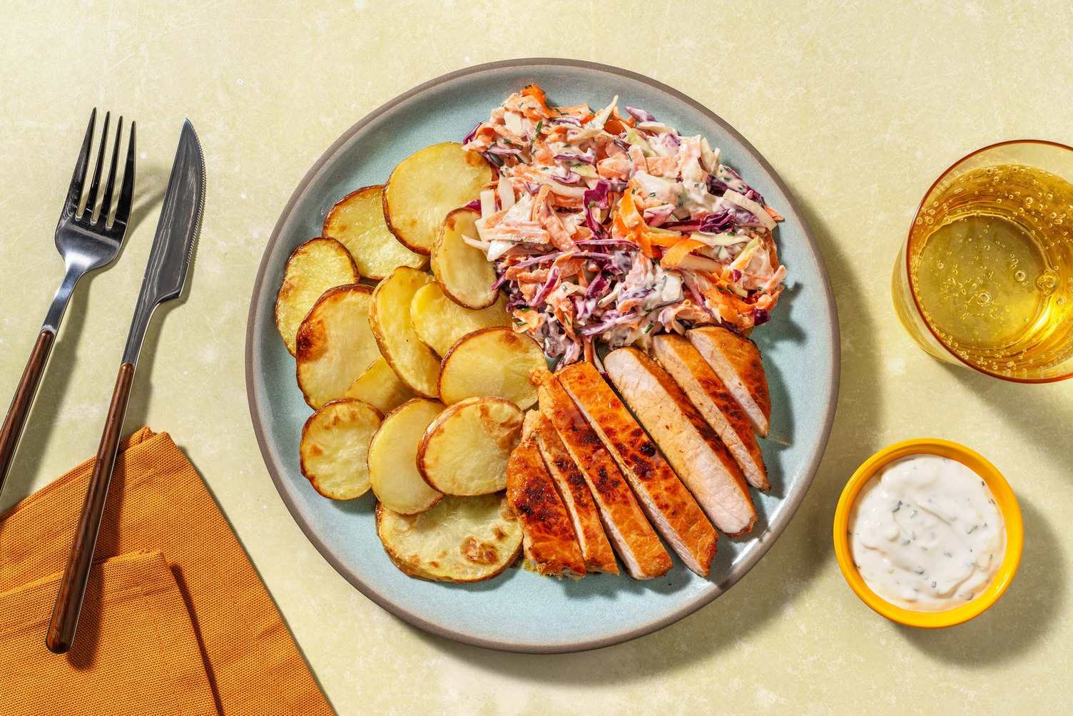 Filet de porc à l'ail et au miel