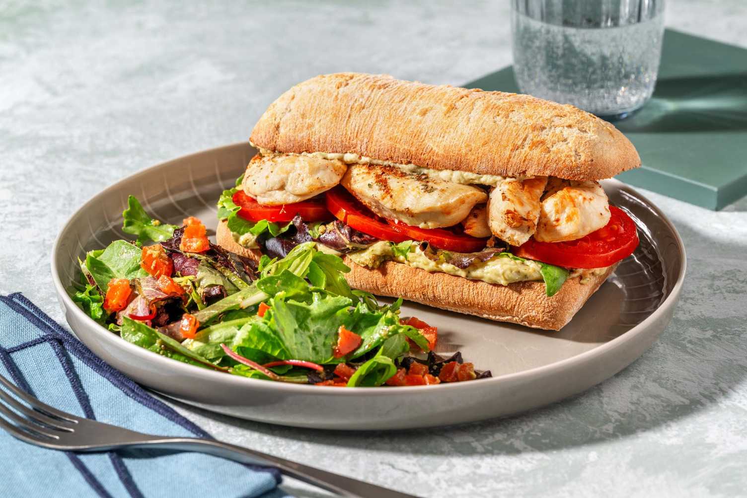 Sandwichs de dinde à l’ail