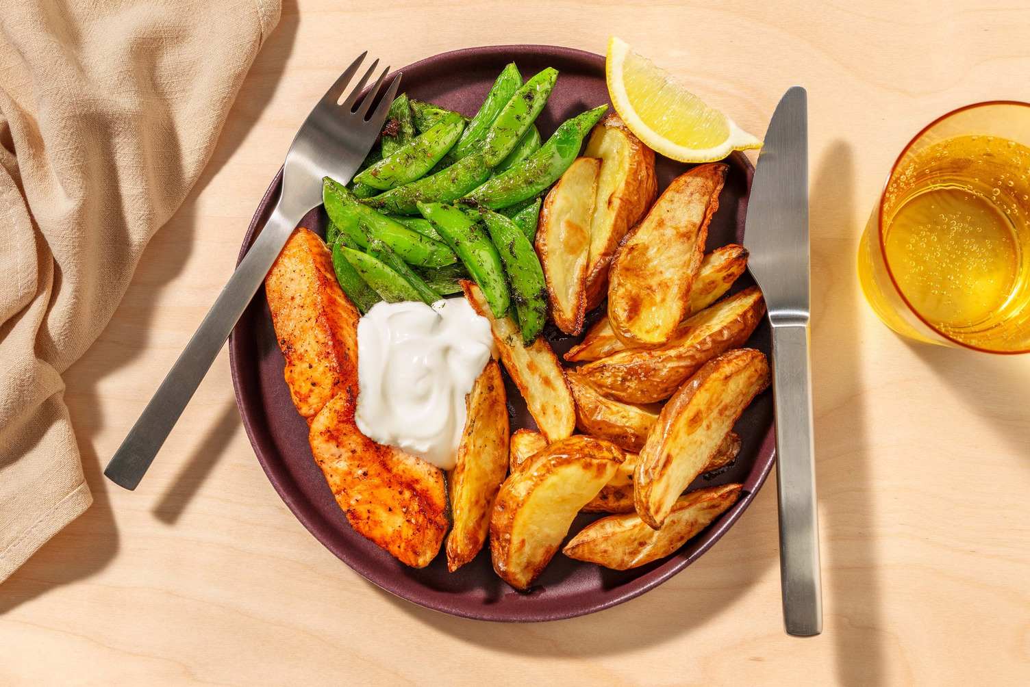 Tilapia poêlé à la grecque