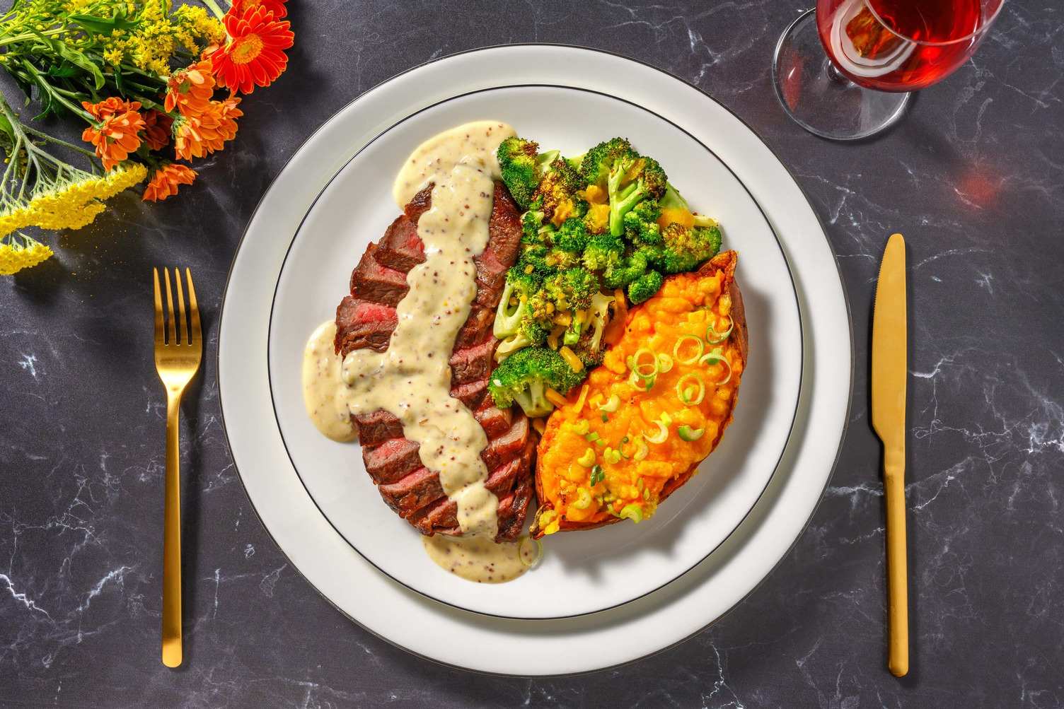 Beef Tenderloin and Creamy Pan Sauce