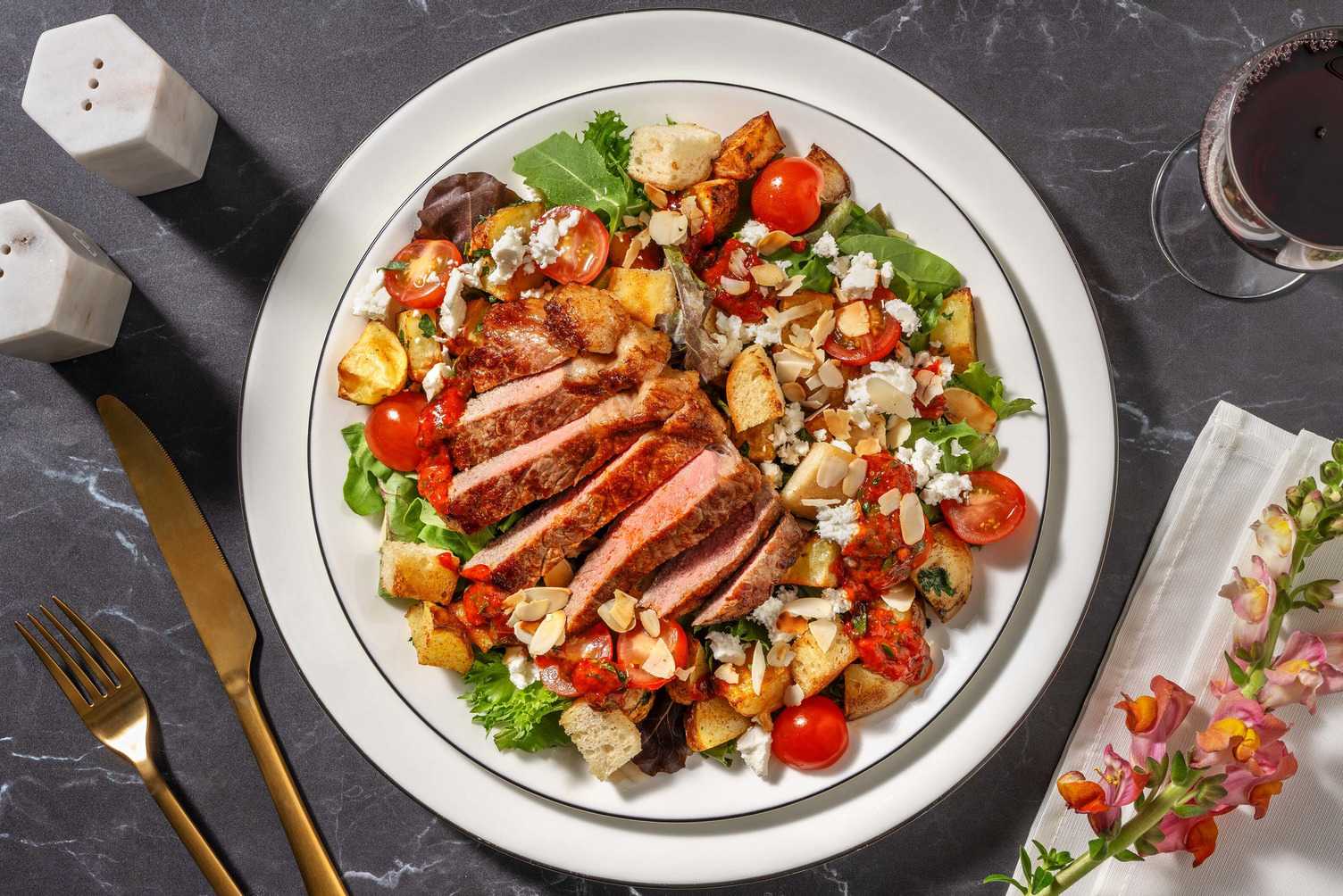 Double contre-filet au Romesco