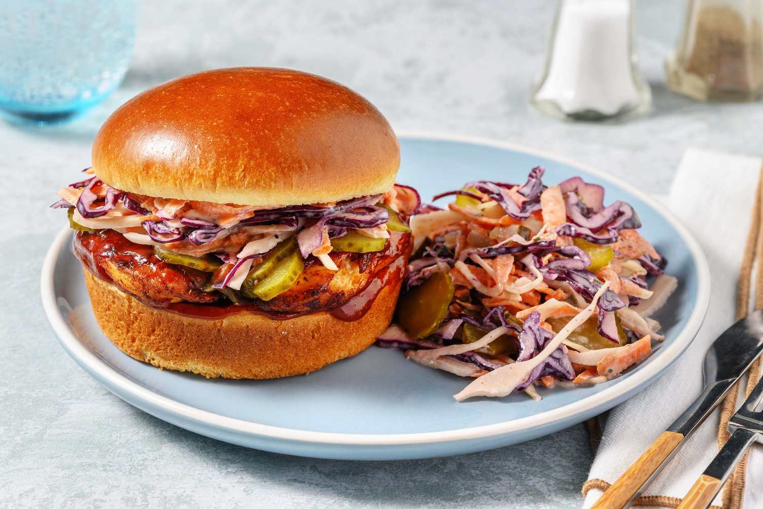 SuperQuick BBQ Chicken Breasts Sandwiches