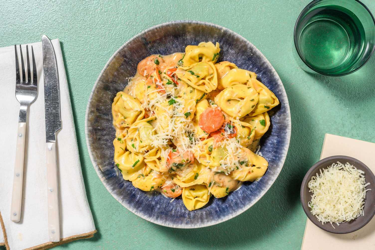 SuperQuick Veggie & Italian Sausage Tortellini