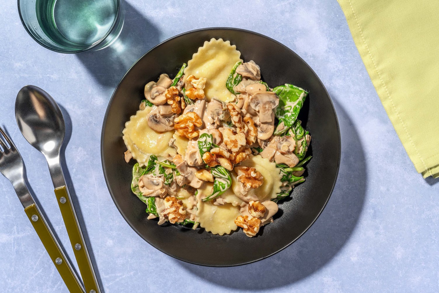 Raviolis à la courge musquée crémeux super rapides