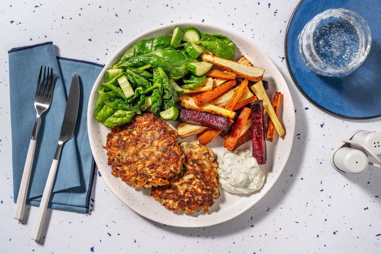 Sellerilapper og regnbuefries