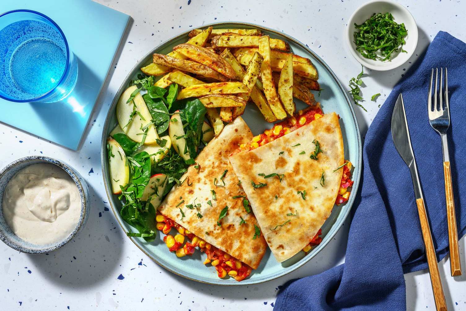 Pizzalommer av tortilla