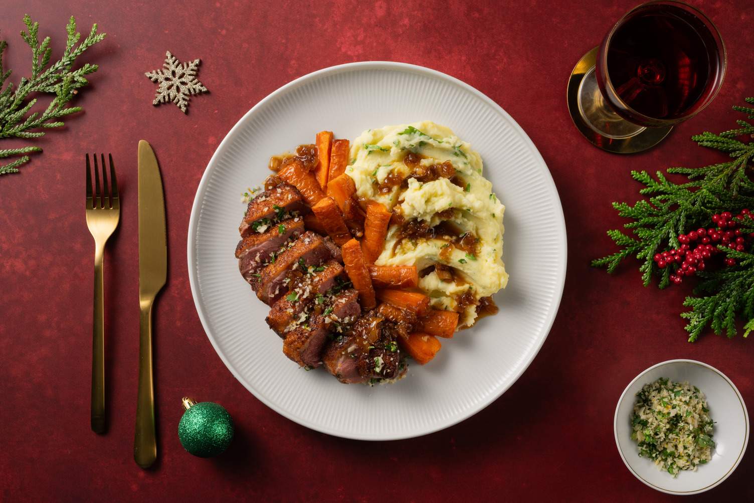 Duck with Orange Sauce and Gremolata