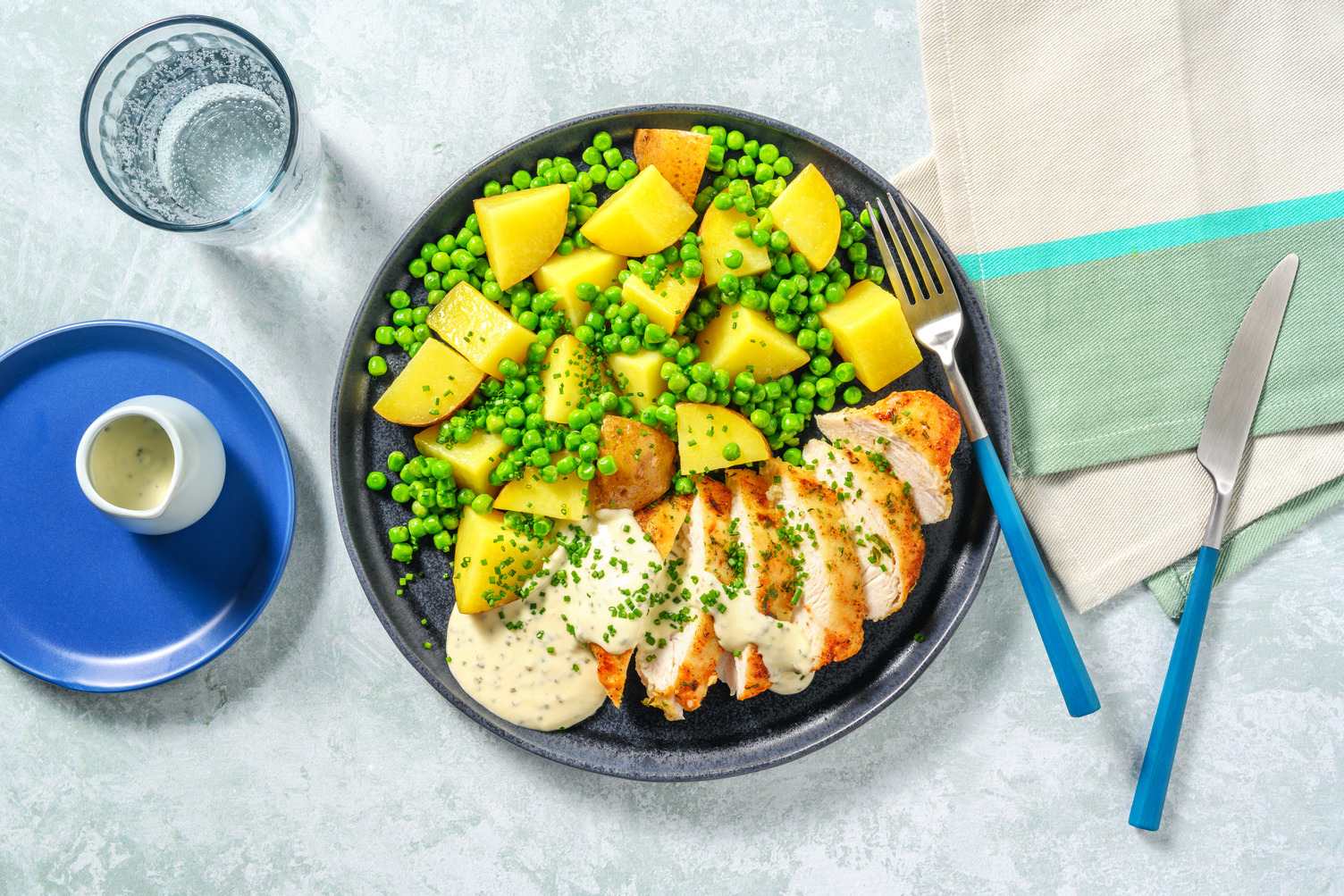 Midweek Rosemary Roasted Chicken and Leek Sauce