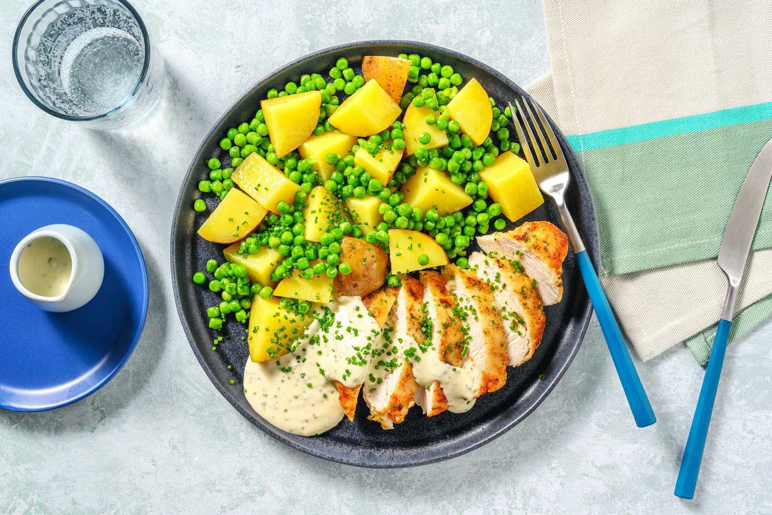 Midweek Rosemary Roasted Chicken and Leek Sauce