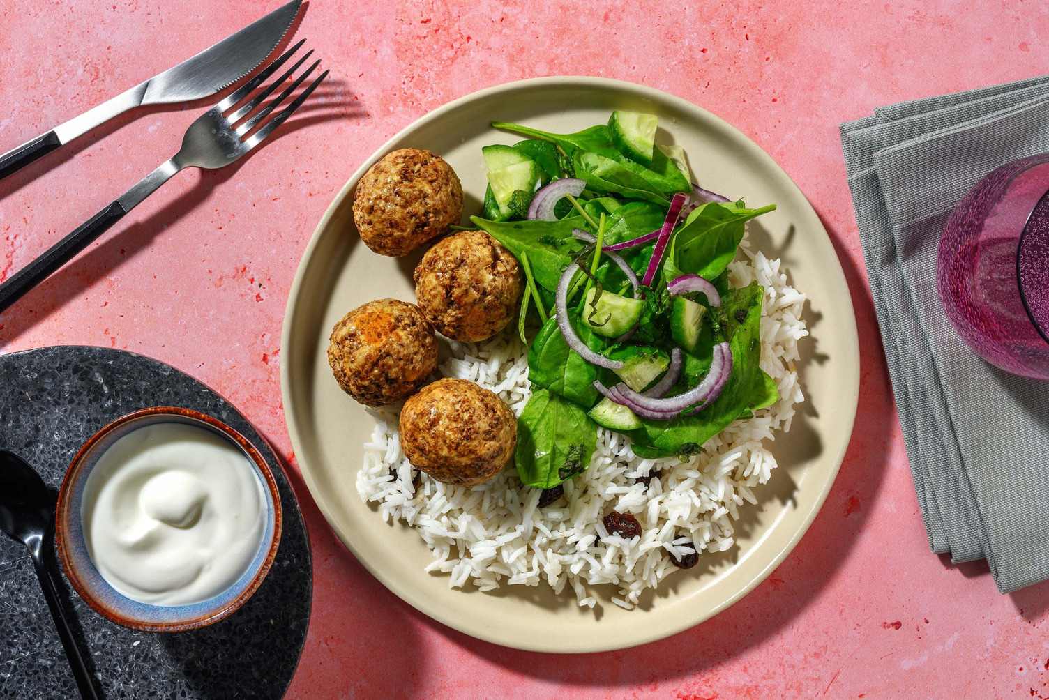 Midtøsten-inspirert vegetarboller