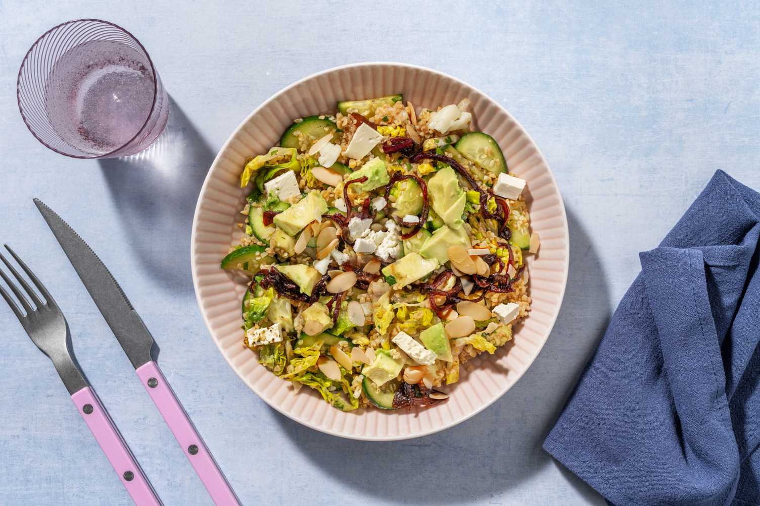 L'Orientale : boulgour, avocat & chèvre frais