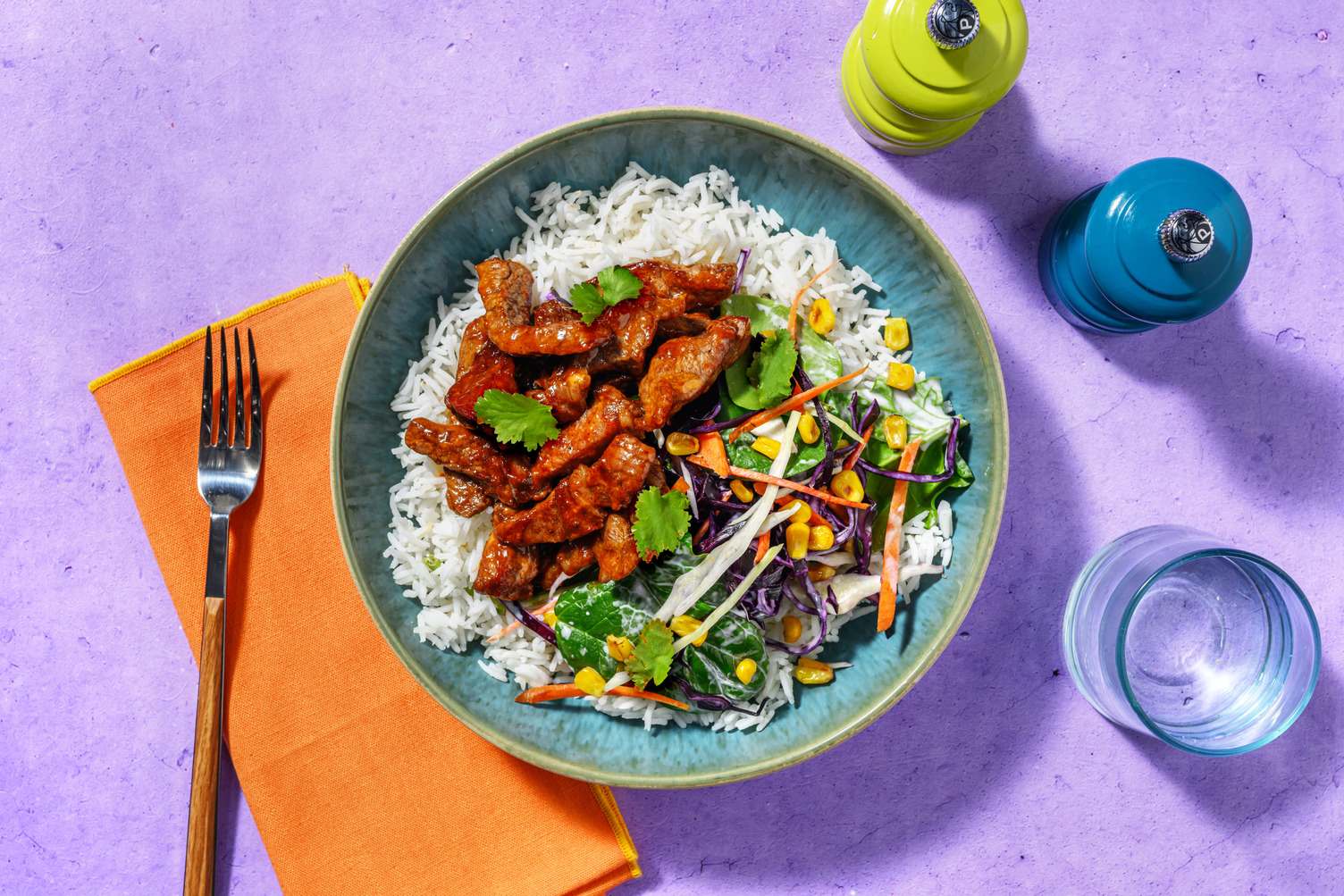 Mexican-Style Beef & Garlic Rice