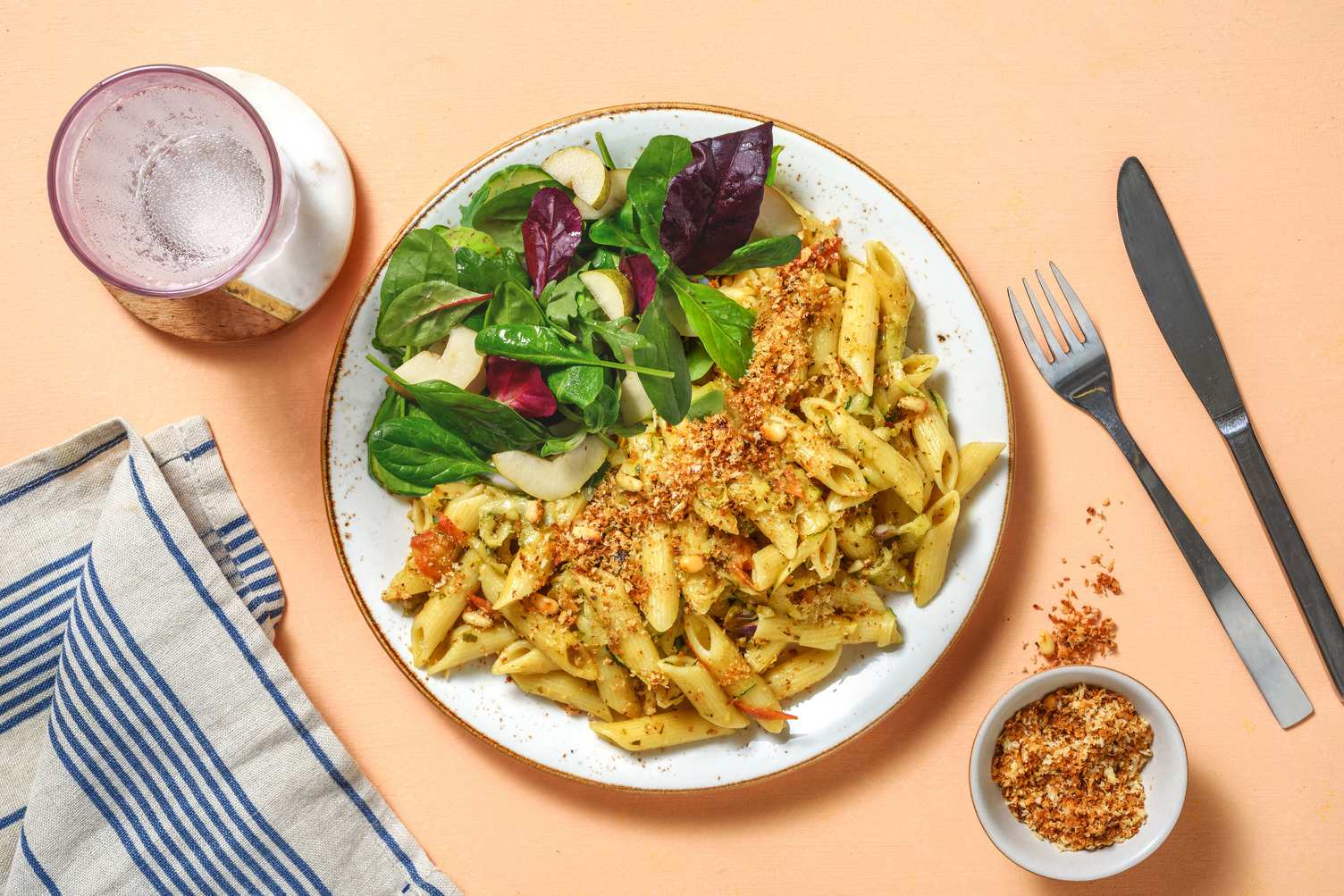 Plant-Based Pesto & Roast Tomato Penne